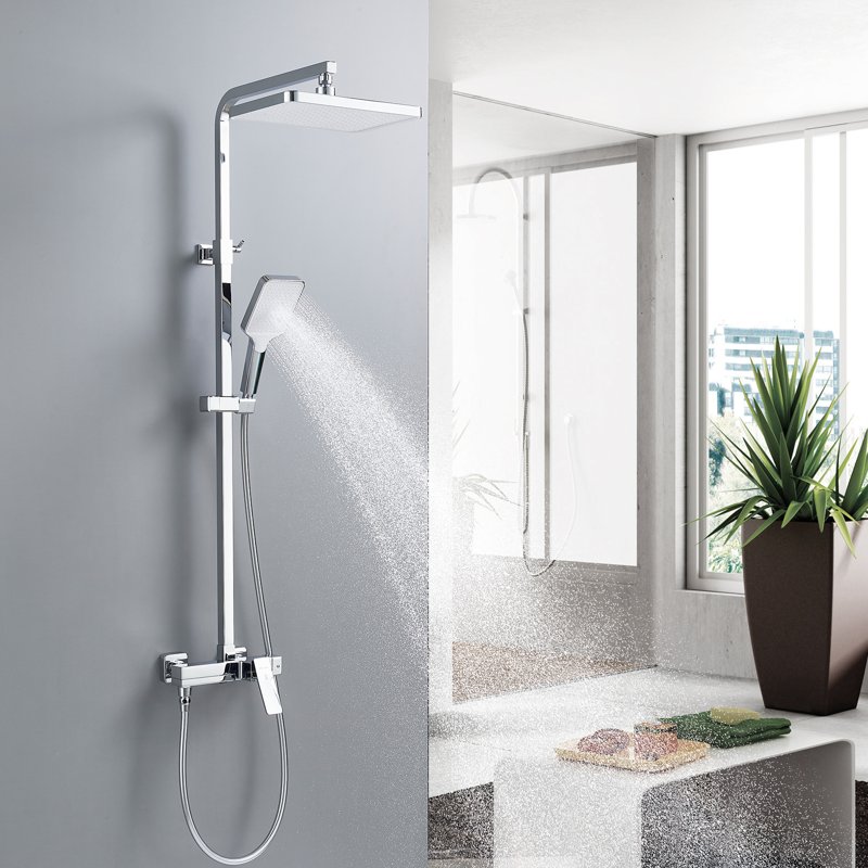 Душевая система Shevanik S8936H, черный