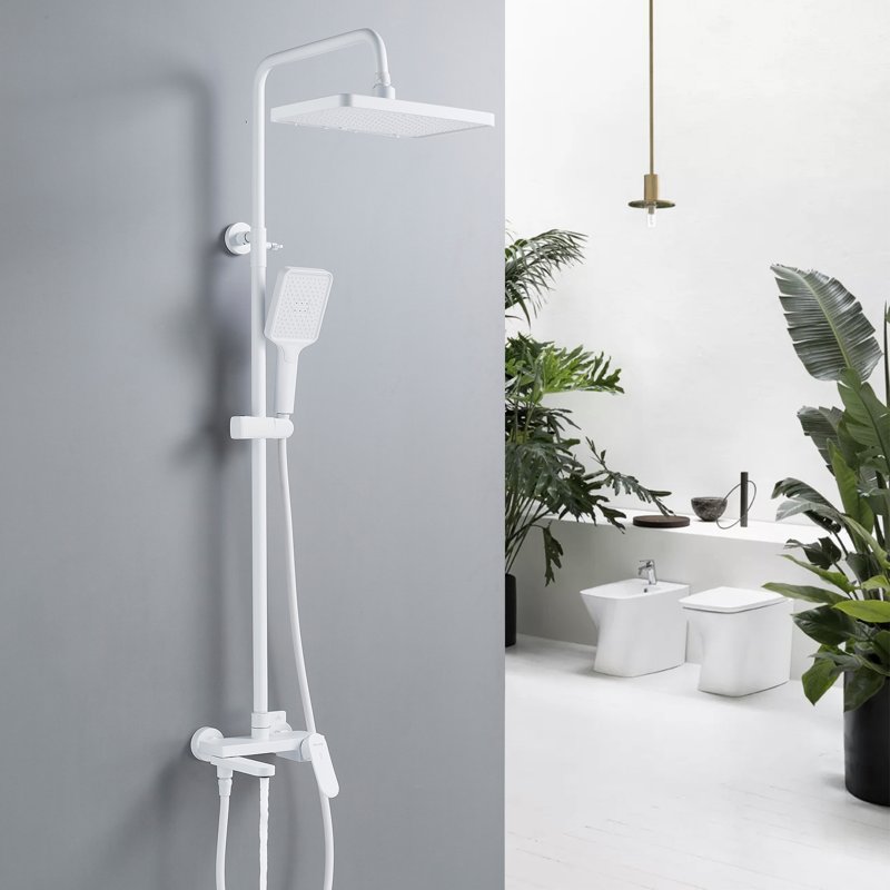 Душевая система Shevanik S8736H, черный