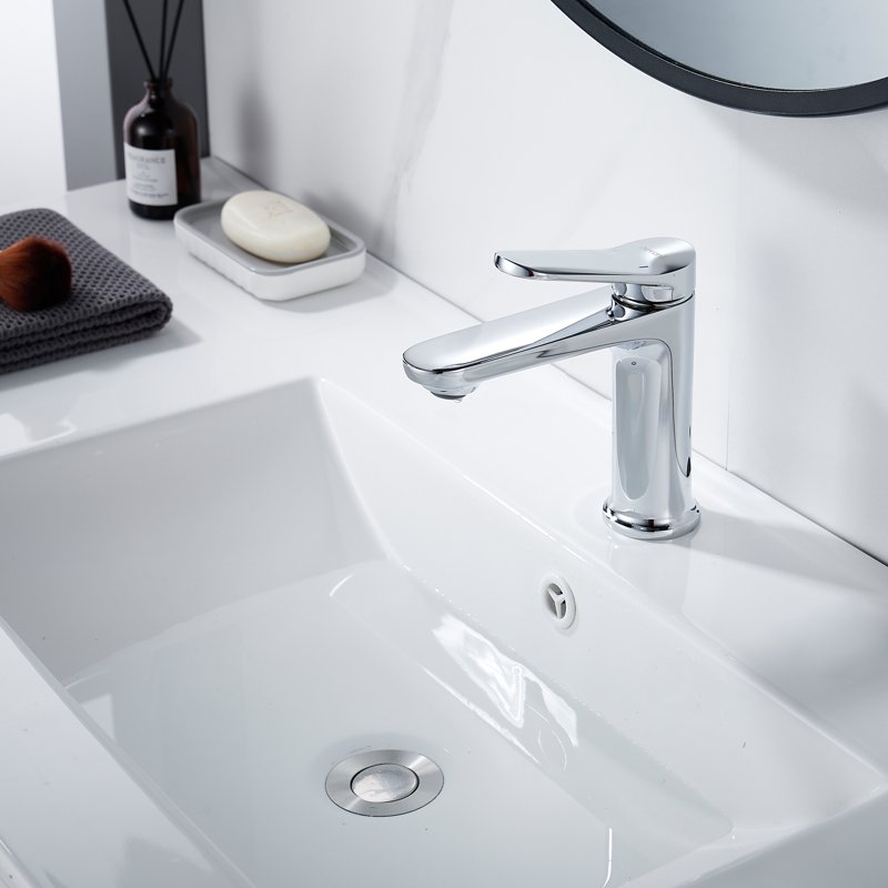 Смеситель для раковины Shevanik S4301, хром