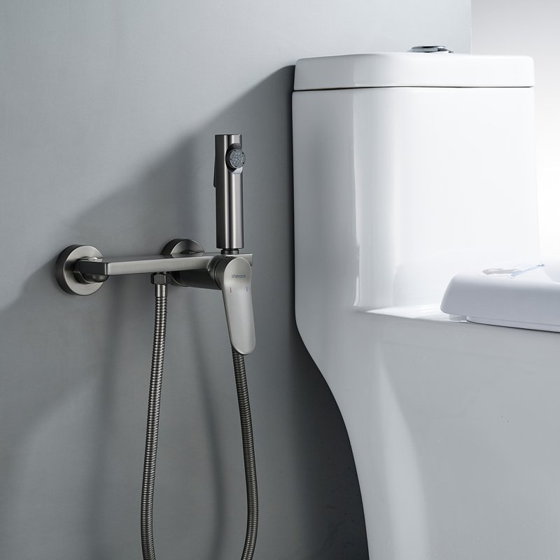 Гигиенический душ со смесителем Shevanik S4005-1, хром