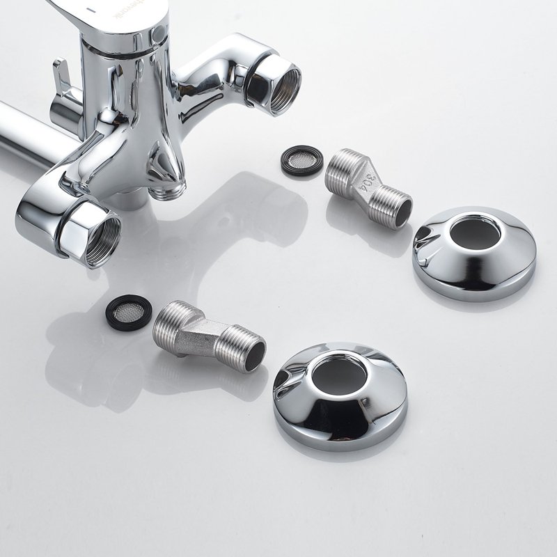 Смеситель для ванны Shevanik S6222, хром