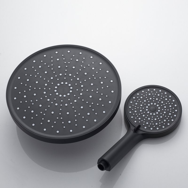 Душевая система встраиваемая Shevanik S4335H, черный