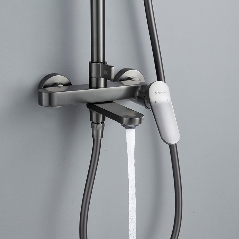 Душевая система Shevanik S8536, хром