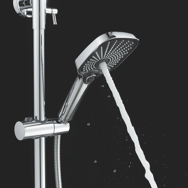 Душевая система Shevanik S6836H, черный