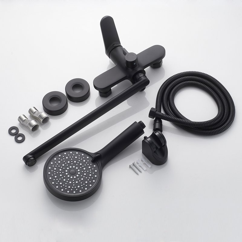 Смеситель для ванны Shevanik S4322H, черный