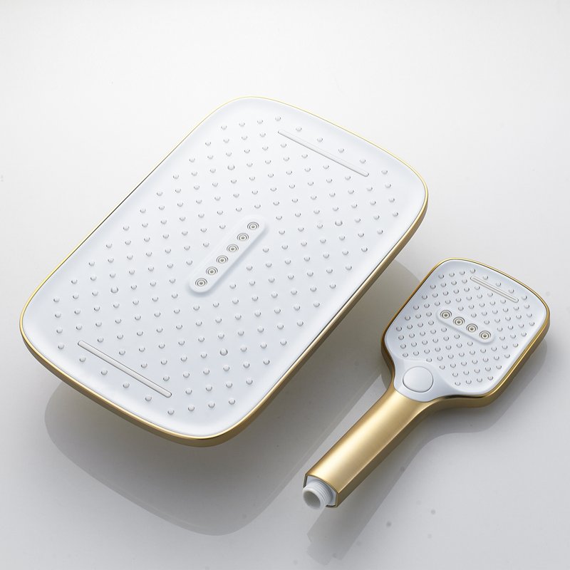 Душевая система Shevanik S8536T, оружейная сталь