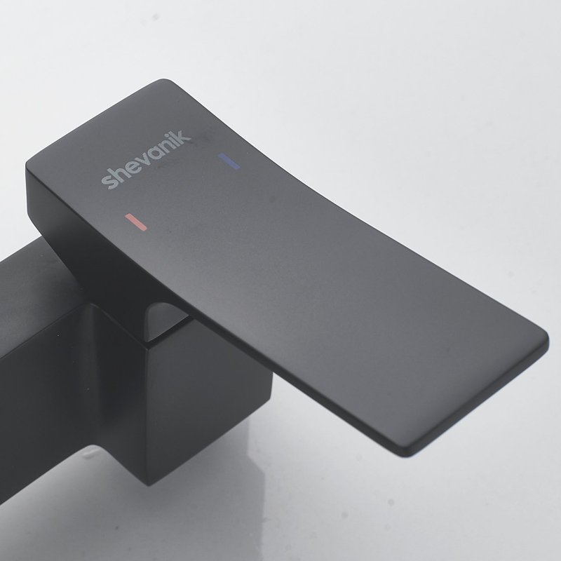 Гигиенический душ со смесителем Shevanik S8105H-1, черный