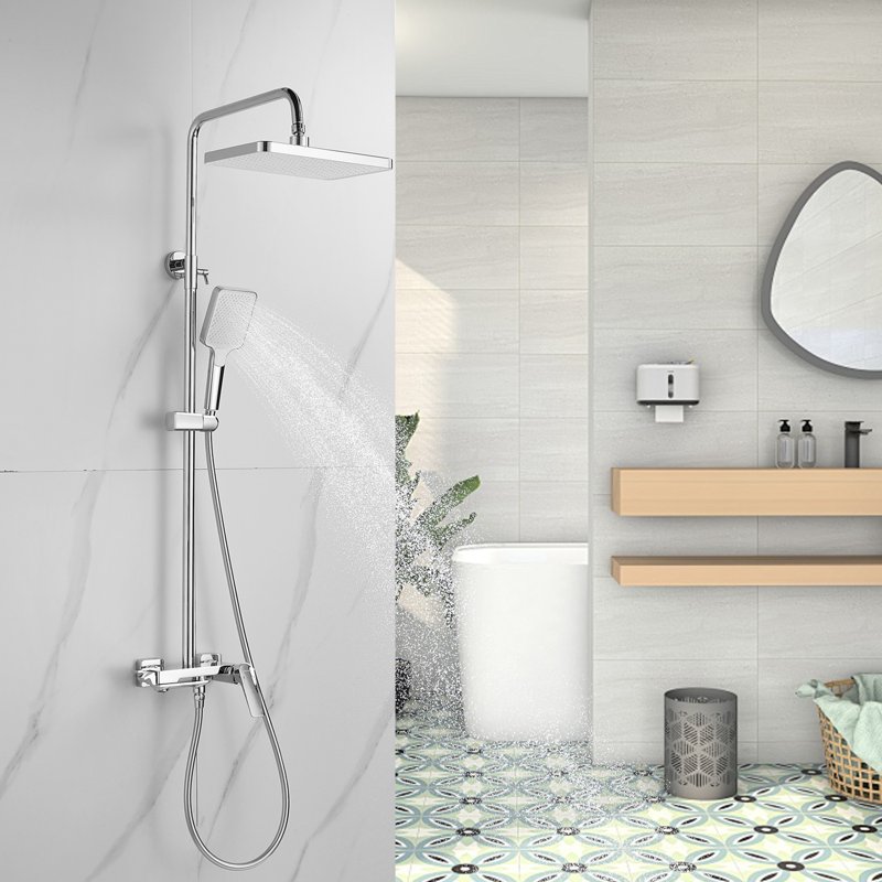 Душевая система Shevanik S8236, хром