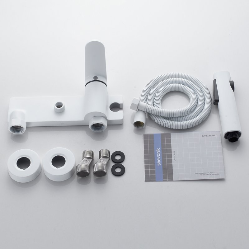 Гигиенический душ со смесителем Shevanik S9605H-1, черный