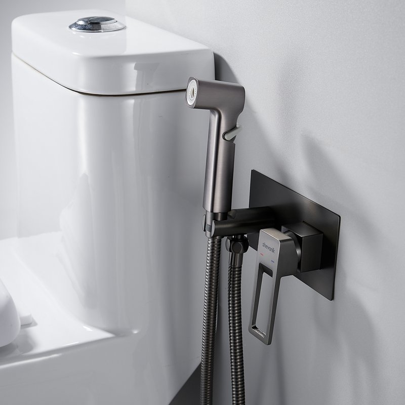 Гигиенический душ со смесителем Shevanik S8005, хром