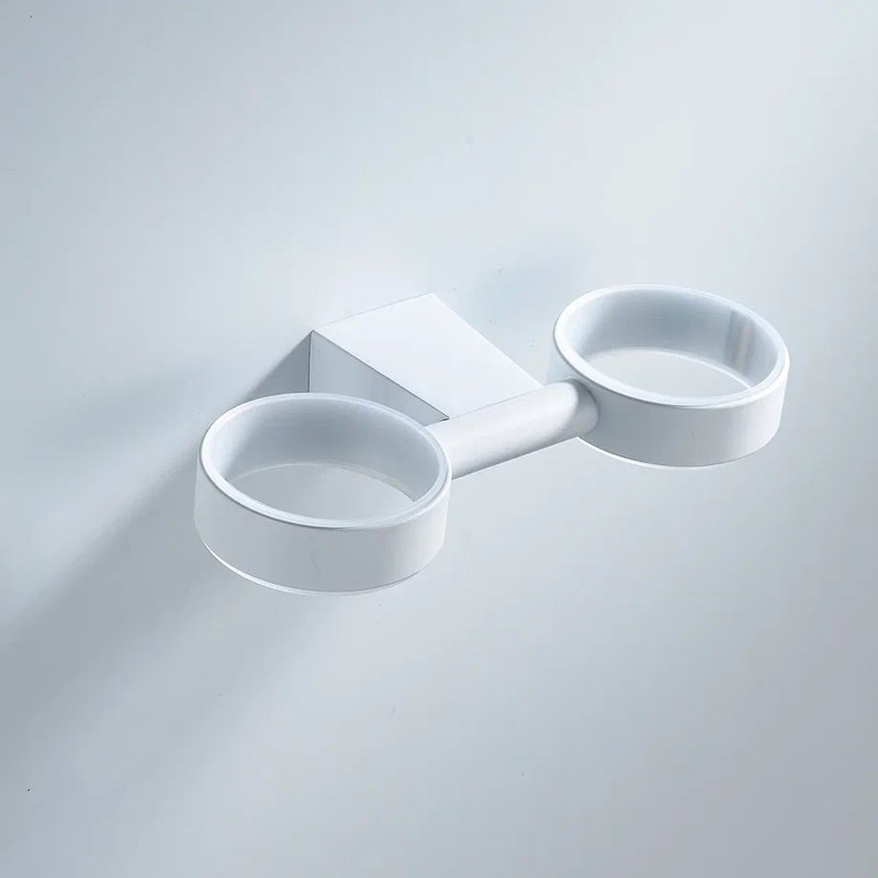 Стакан для ванной комнаты двойной Shevanik SG5722C, белый