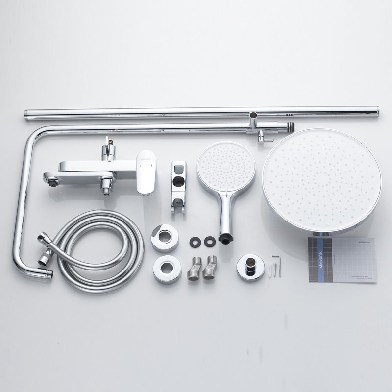 Душевая система Shevanik S8336H, черный