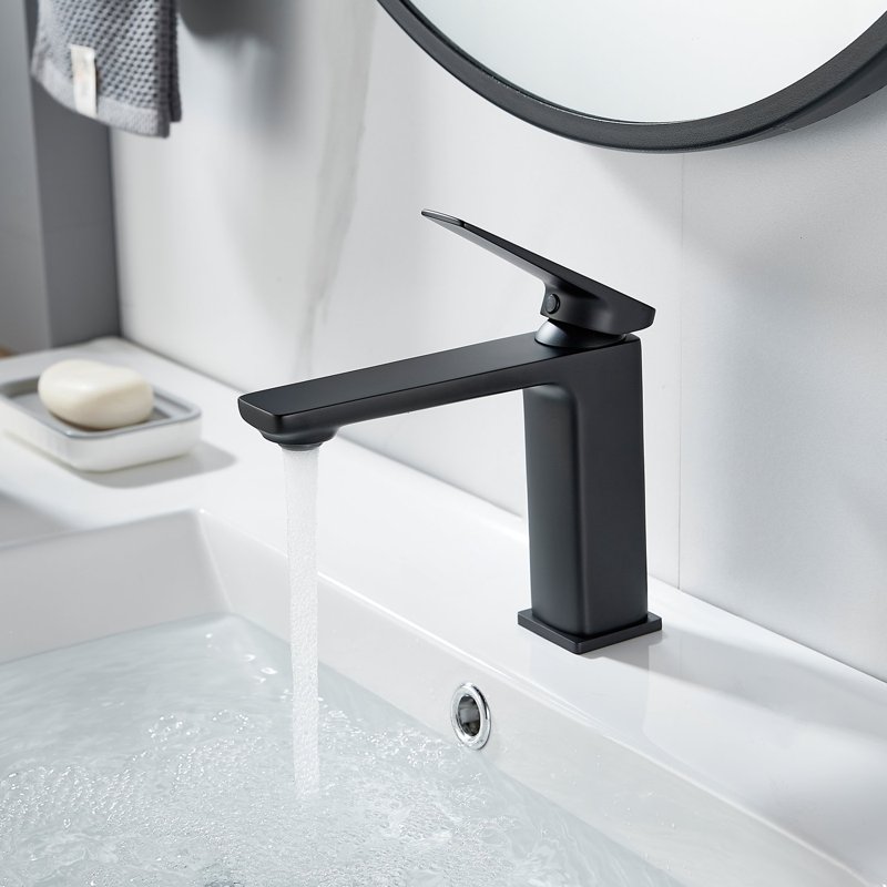 Смеситель для раковины Shevanik S8901H-1, черный