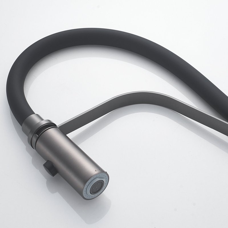 Смеситель для кухни с гибким изливом и режимом 