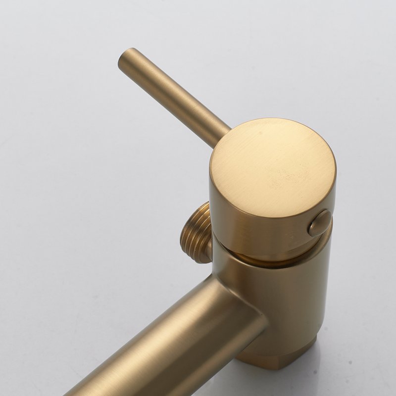 Гигиенический душ со смесителем Shevanik S127T, оружейная сталь