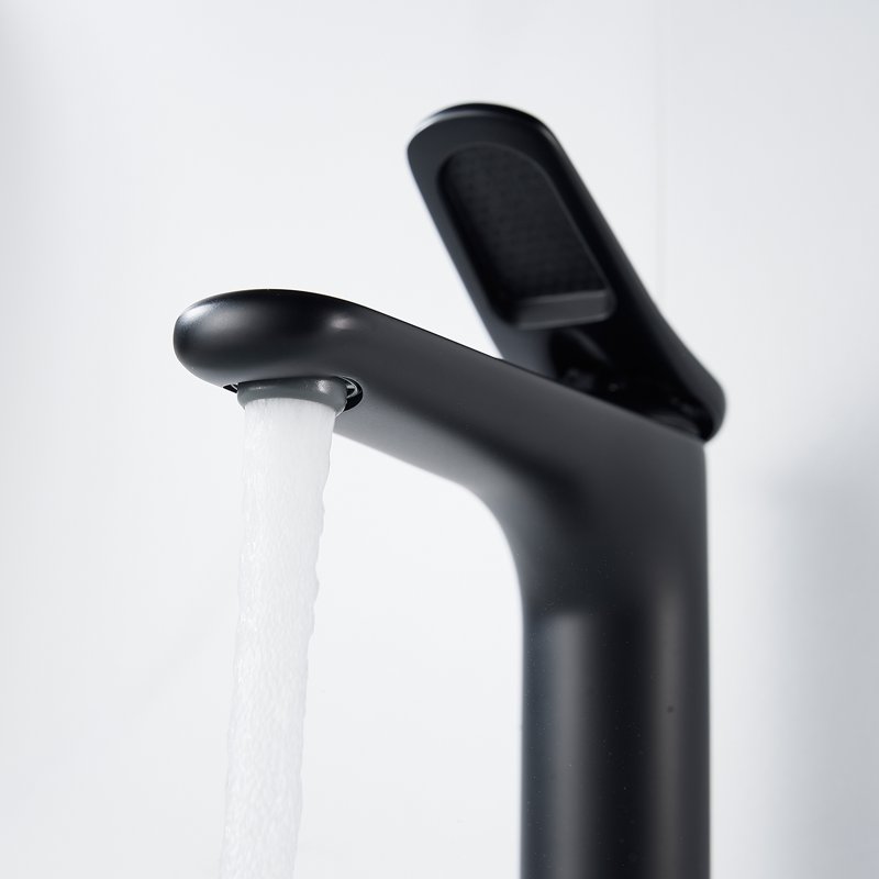 Смеситель для раковины Shevanik S4701H, черный