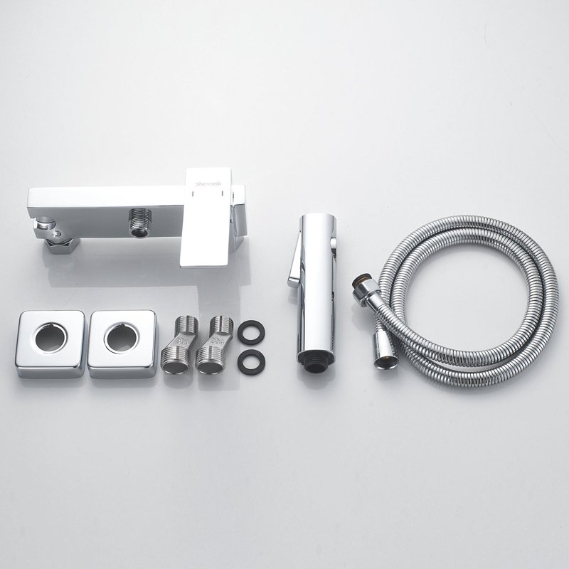 Гигиенический душ со смесителем Shevanik S8105-1, хром