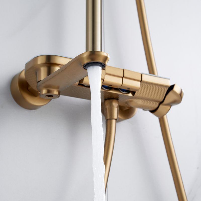 Душевая система Shevanik S9636, хром