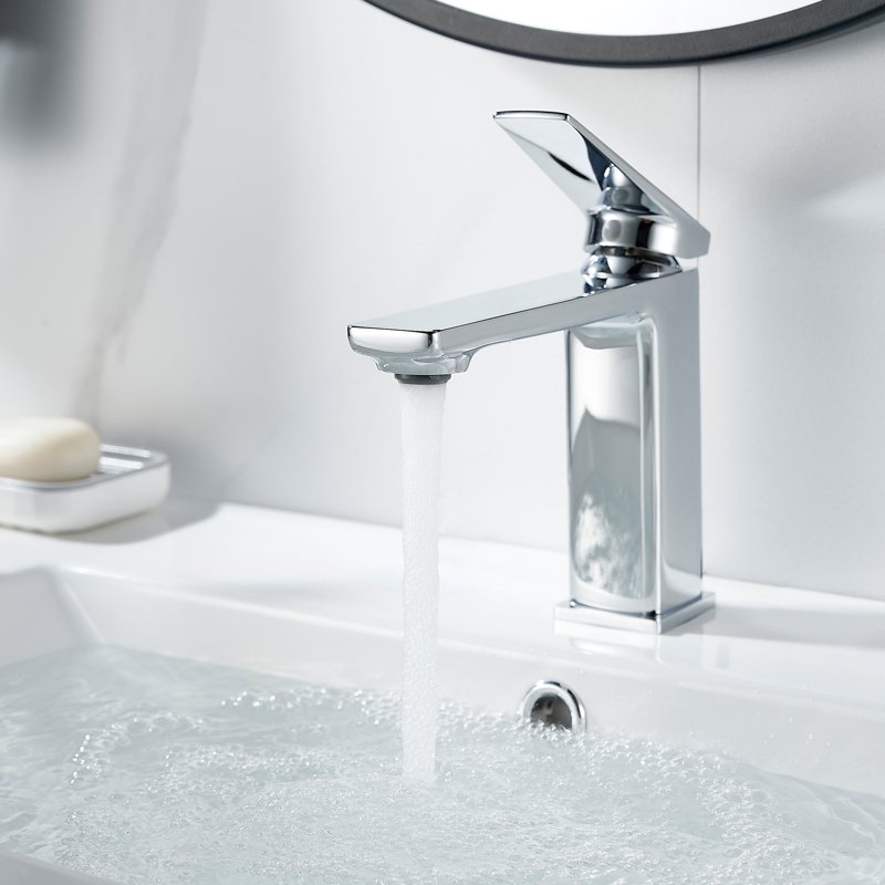 Смеситель для раковины Shevanik S8901-1, хром