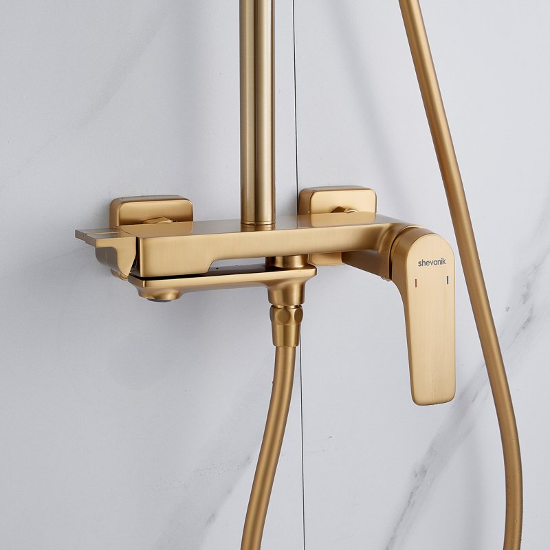 Душевая система Shevanik S8336, хром