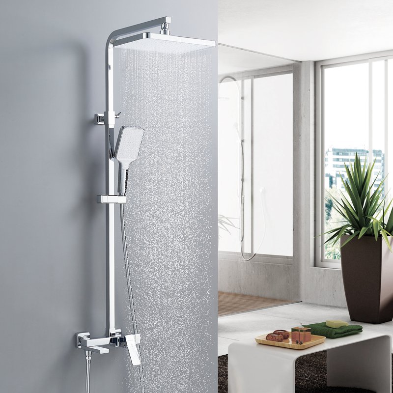 Душевая система Shevanik S8936H, черный