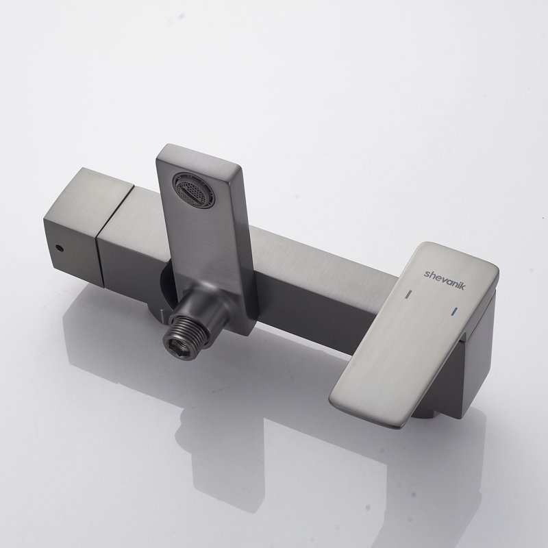 Душевая система Shevanik S8136H, черный