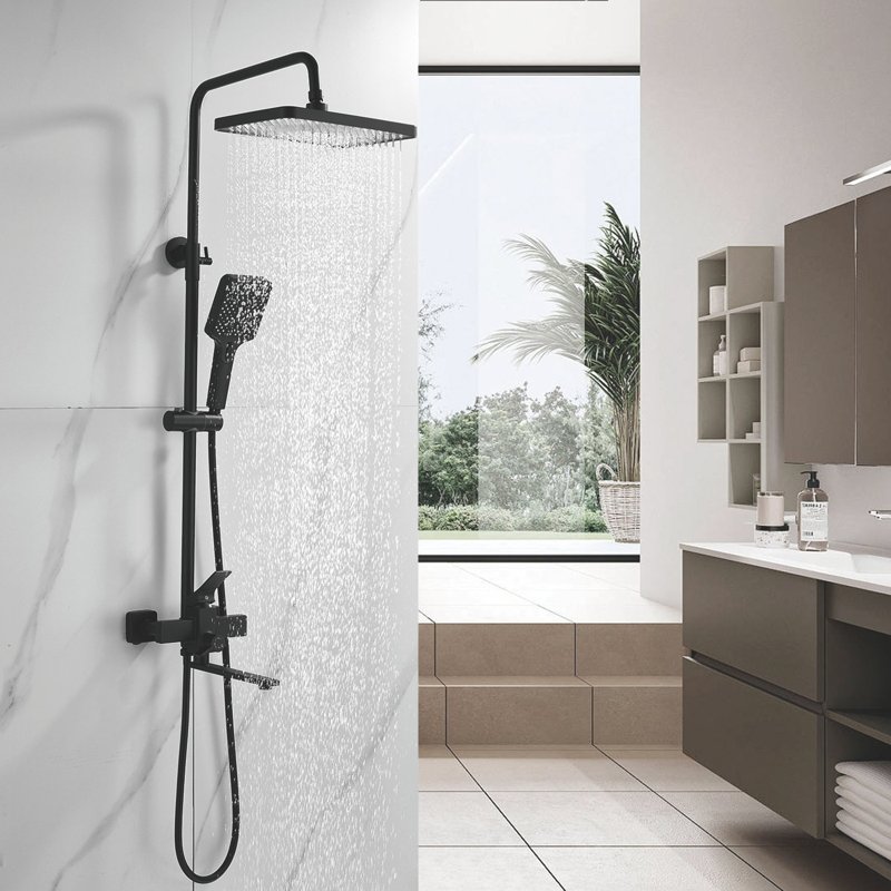 Душевая система Shevanik S6836, хром