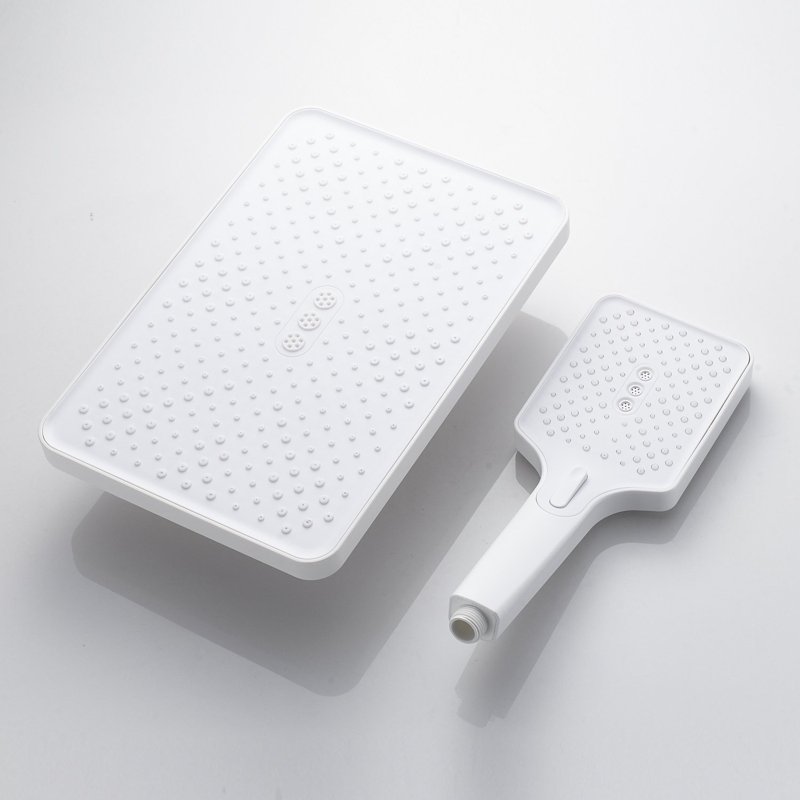 Душевая система Shevanik S8136F, белый/хром