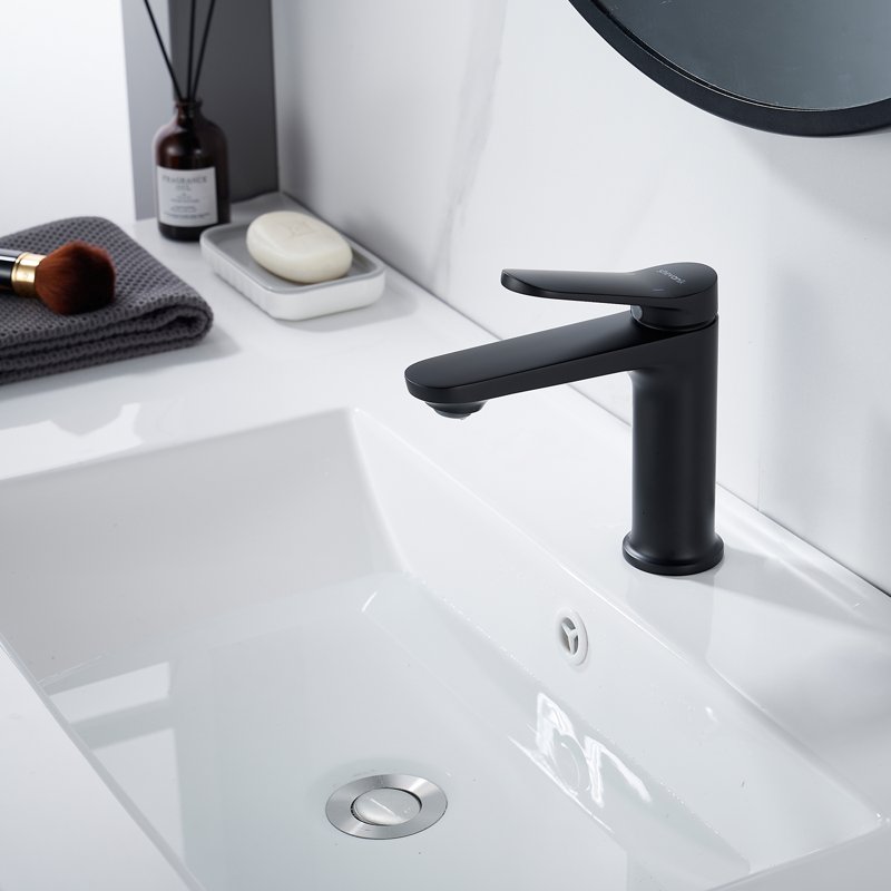 Смеситель для раковины Shevanik S4301H, черный