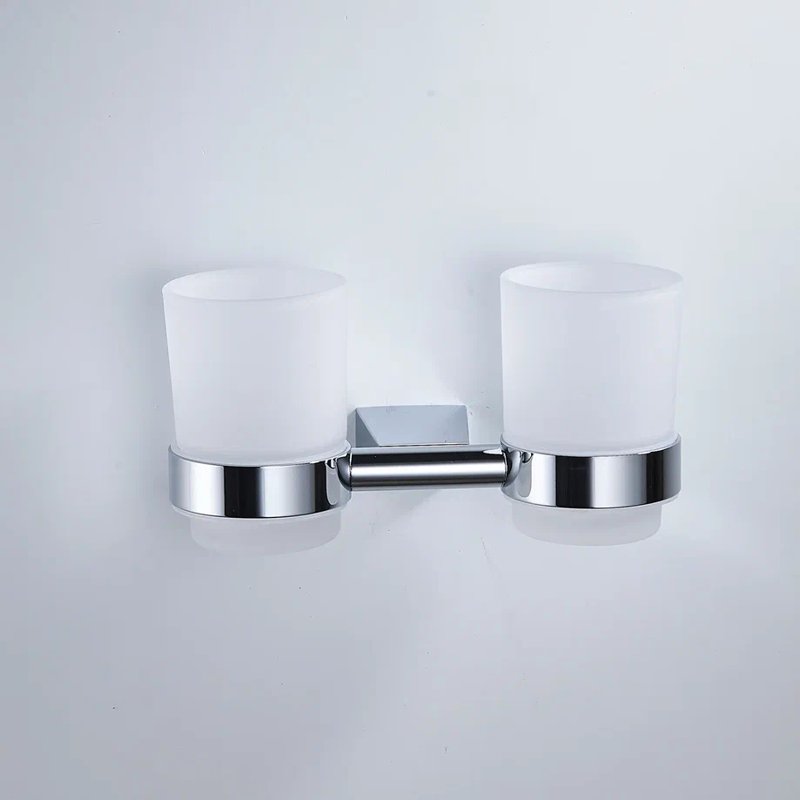 Стакан для ванной комнаты двойной Shevanik SG5722, хром