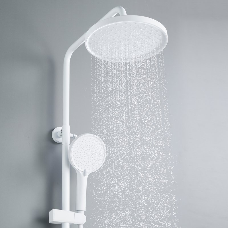 Душевая система Shevanik S8336T, оружейная сталь