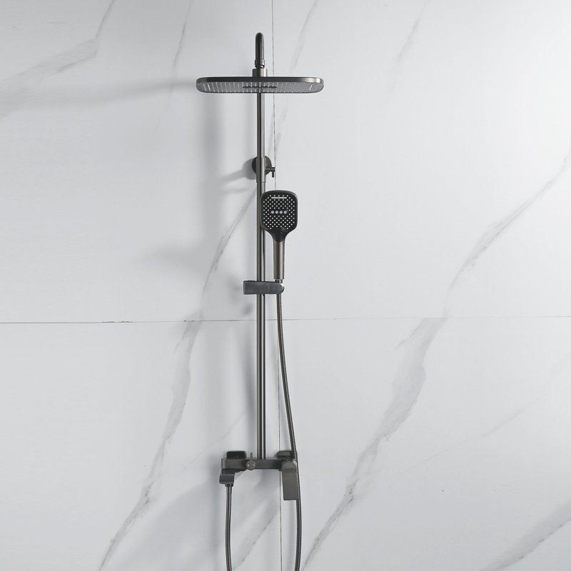 Душевая система Shevanik S6036F, белый/хром