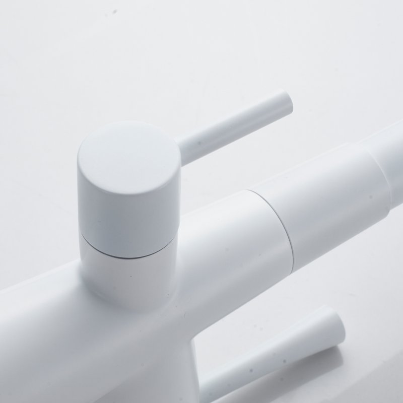 Смеситель для кухни с подключением фильтра Shevanik S428C, белый