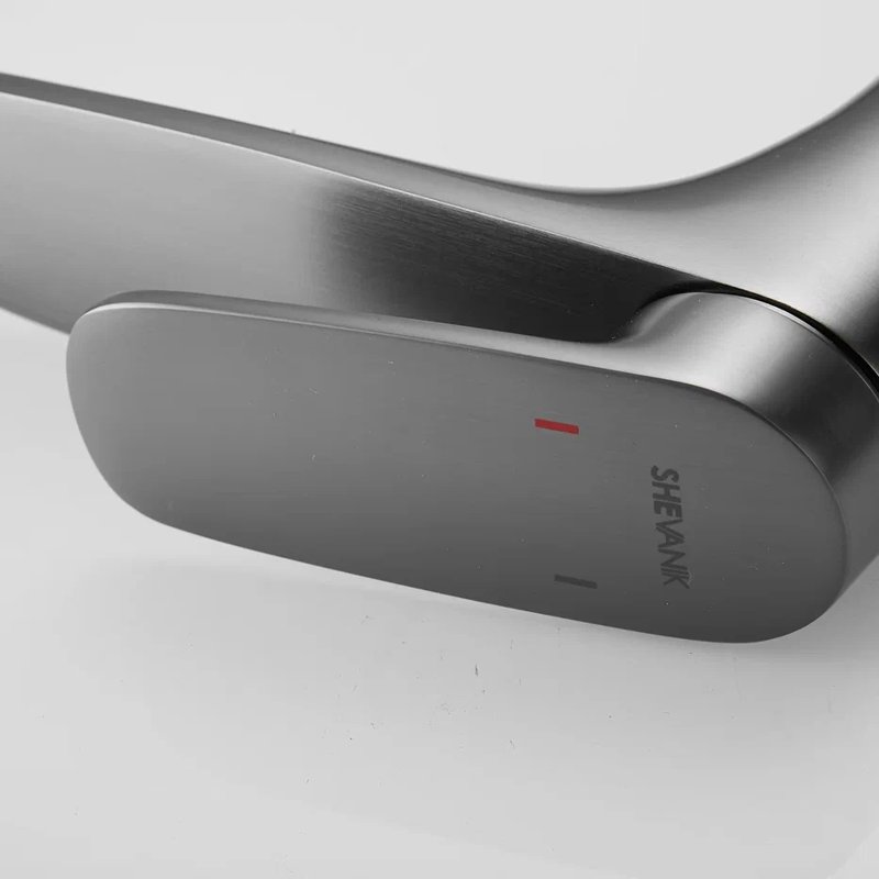 Смеситель для раковины Shevanik S8501T, оружейная сталь