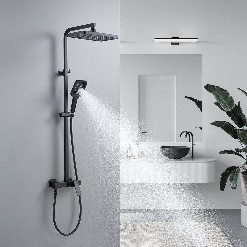 Душевая система Shevanik S9036, хром