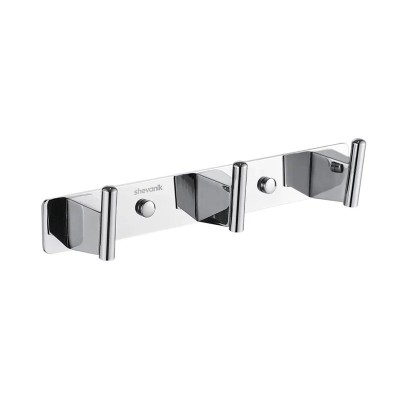 Планка с 3 крючками Shevanik SG5731, хром