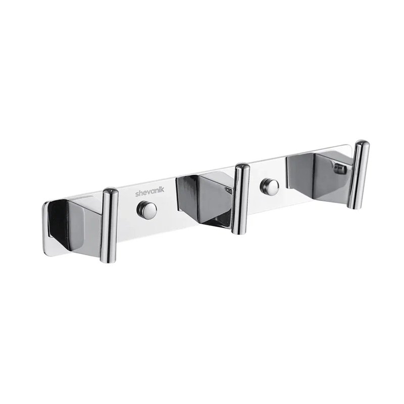 Планка с 3 крючками Shevanik SG5731, хром Планка с 3 крючками Shevanik SG5731, хром