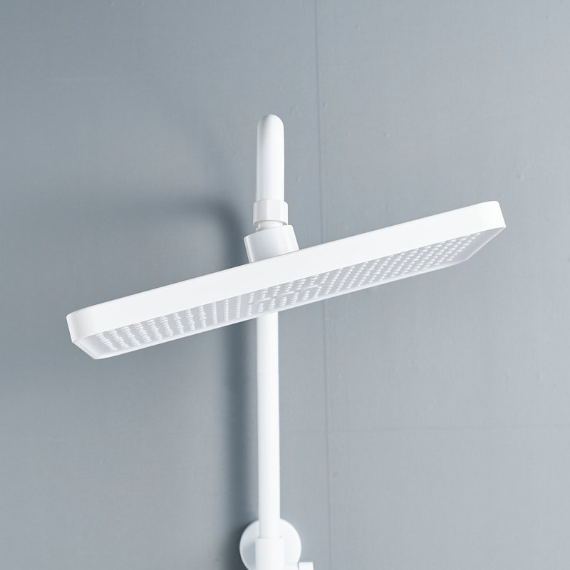 Душевая система Shevanik S8136F, белый/хром