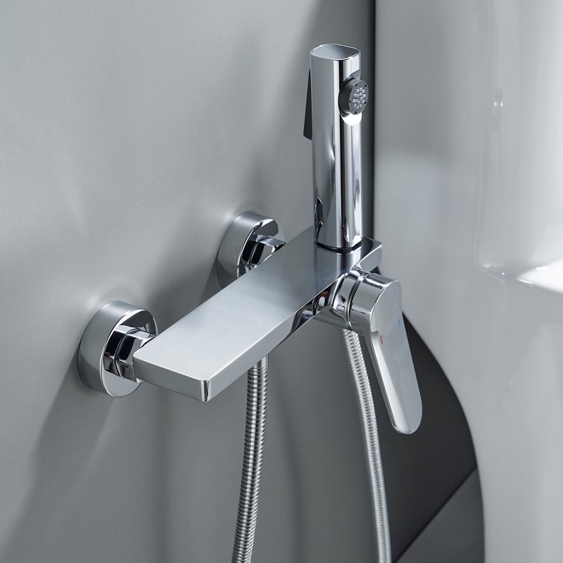 Гигиенический душ со смесителем Shevanik S9605-1, хром