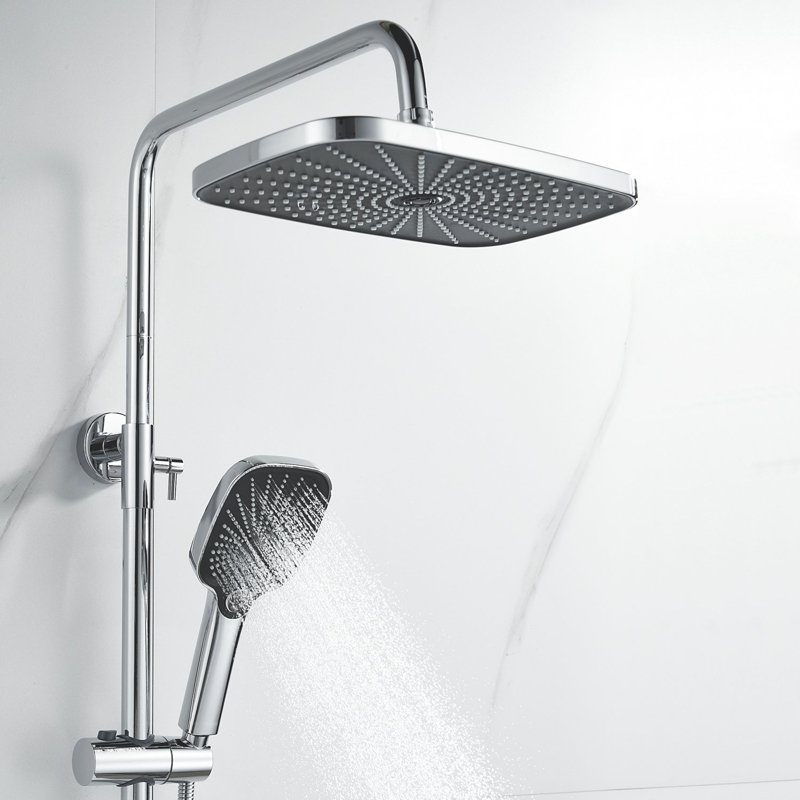 Душевая система Shevanik S6836H, черный