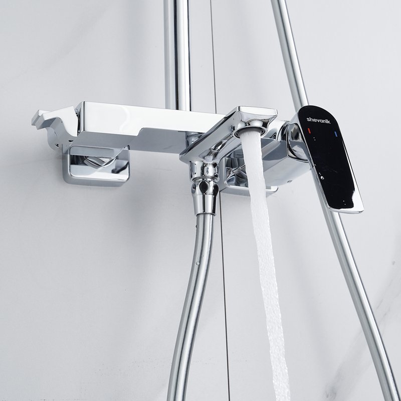 Душевая система Shevanik S8236, хром