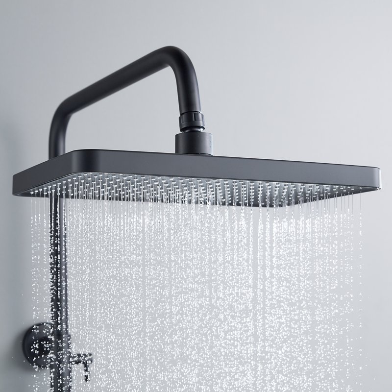 Душевая система Shevanik S8836H, черный