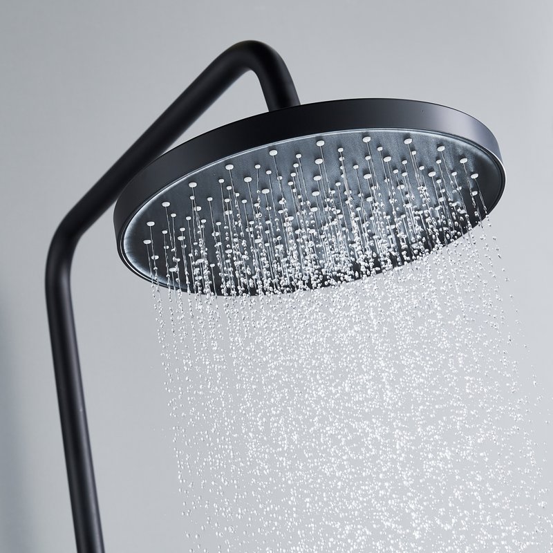 Душевая система Shevanik S8436H, черный