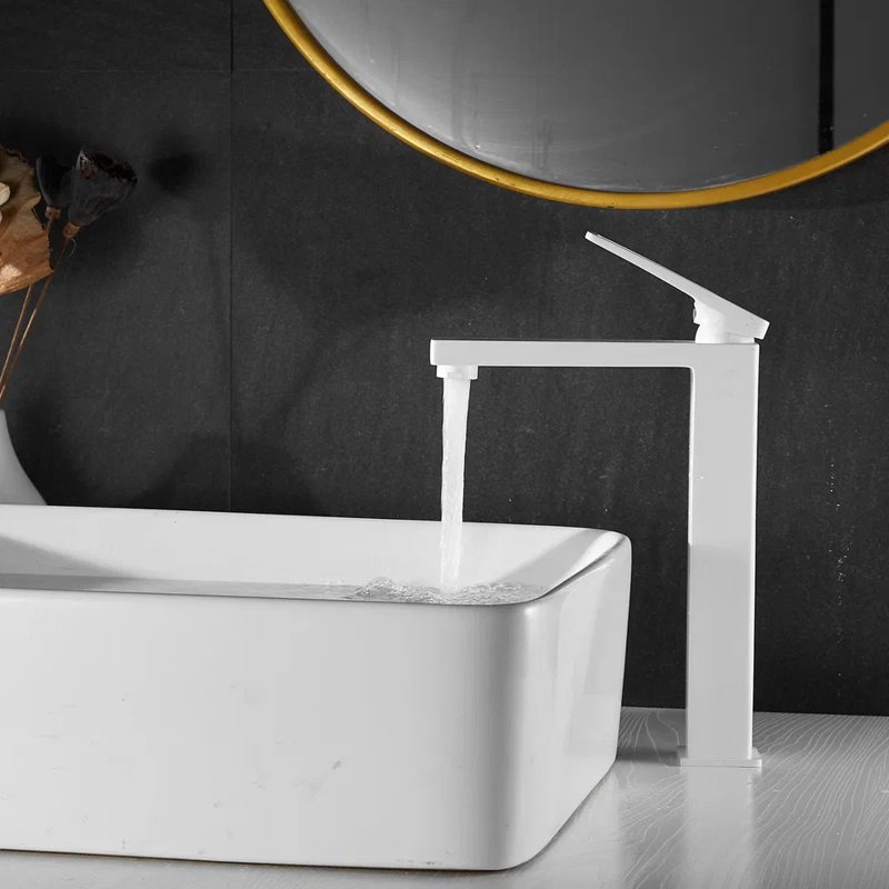 Смеситель для раковины Shevanik S6811С, белый