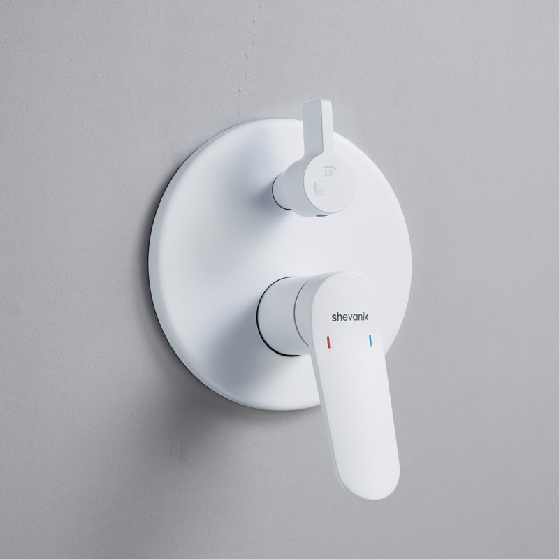 Душевая система встраиваемая Shevanik S4335C, белый