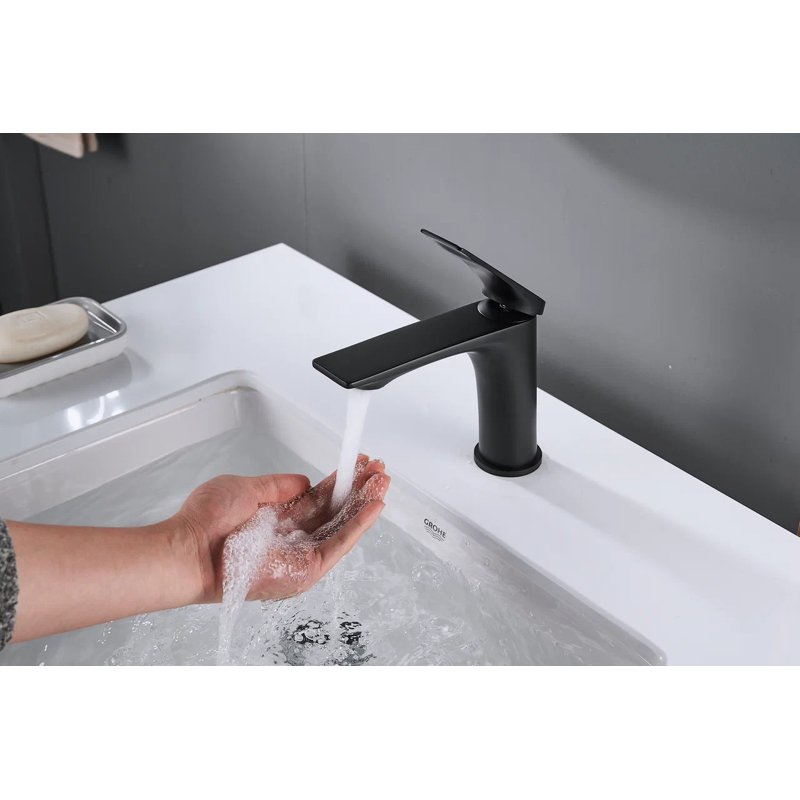 Смеситель для раковины Shevanik S9101H, черный