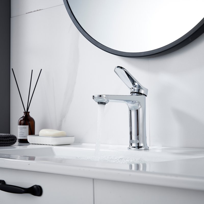 Смеситель для раковины Shevanik S4301, хром