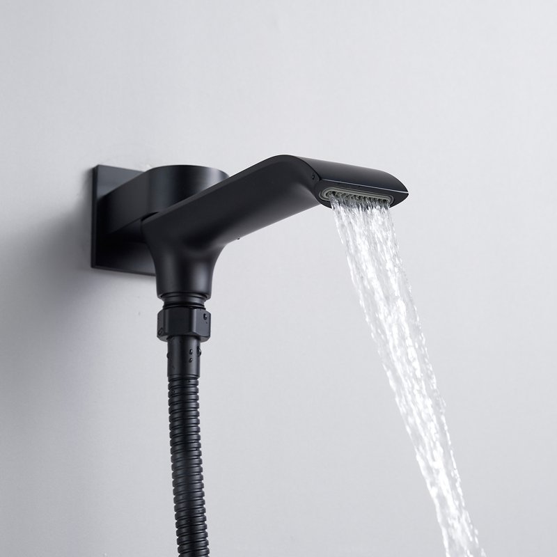 Душевая система встраиваемая Shevanik S4135H, черный