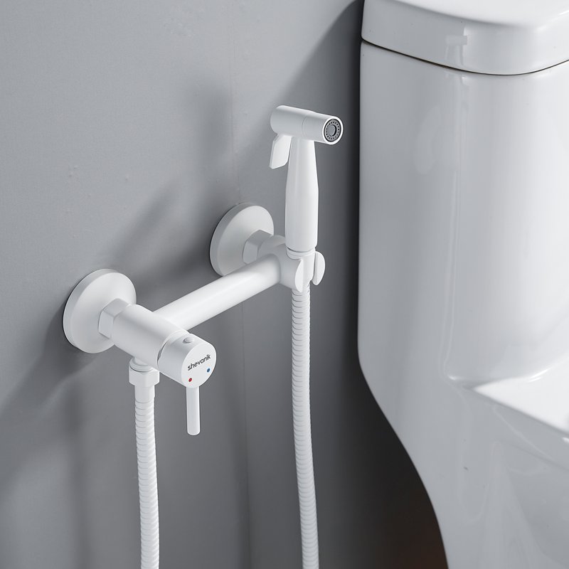 Гигиенический душ со смесителем Shevanik S127H, черный