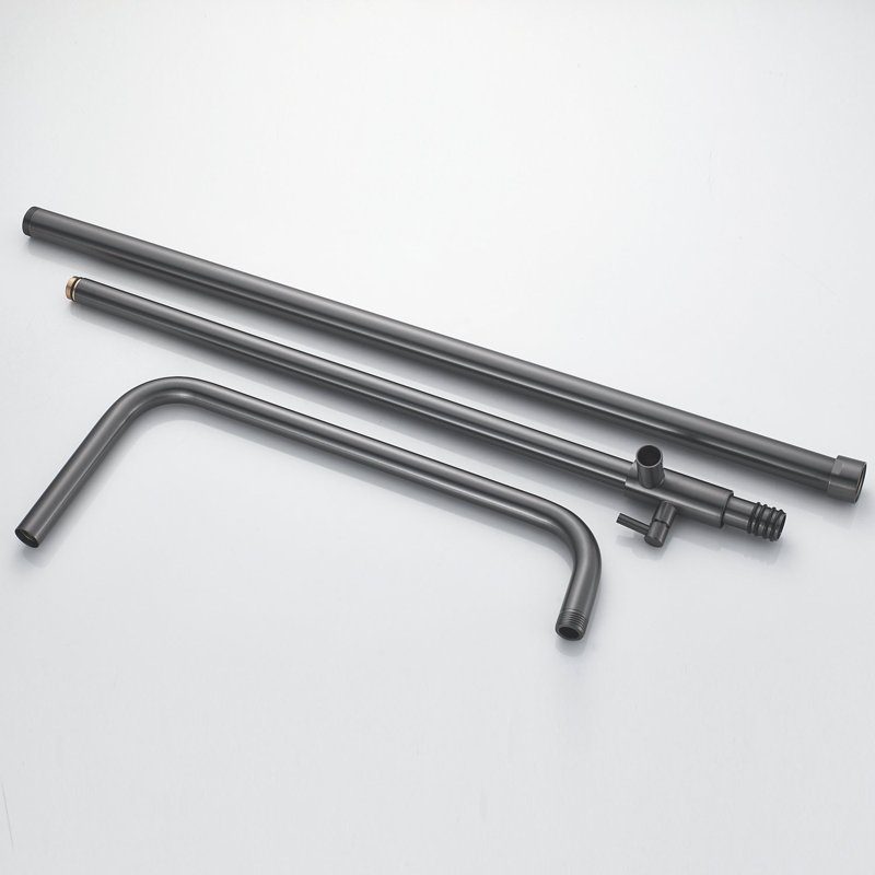 Душевая система Shevanik S7036H, черный